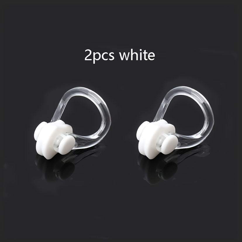 4pcs Swimming Nose Clips Soft Comfortable Aid Equipment Nose Plugs for Swimming