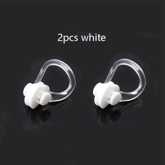 4pcs Swimming Nose Clips Soft Comfortable Aid Equipment Nose Plugs for Swimming