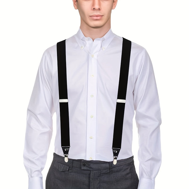 1pc 2 Adult Elastic Suspenders Belt Unisex Straps