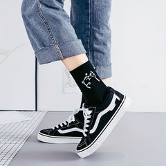 Men's Cartoon Animal Crew Socks Breathable Casual Unisex Socks