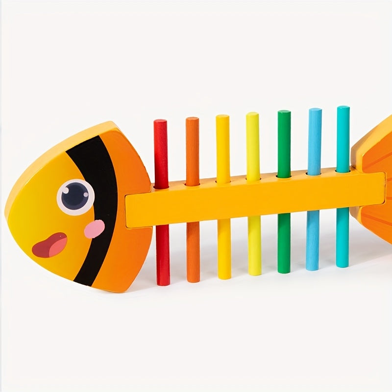 Children's Fishbone Insertion Stick Educational Toy