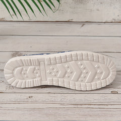 Women's Star & Striped Print Canvas Shoes Casual Lace Up Outdoor Shoes