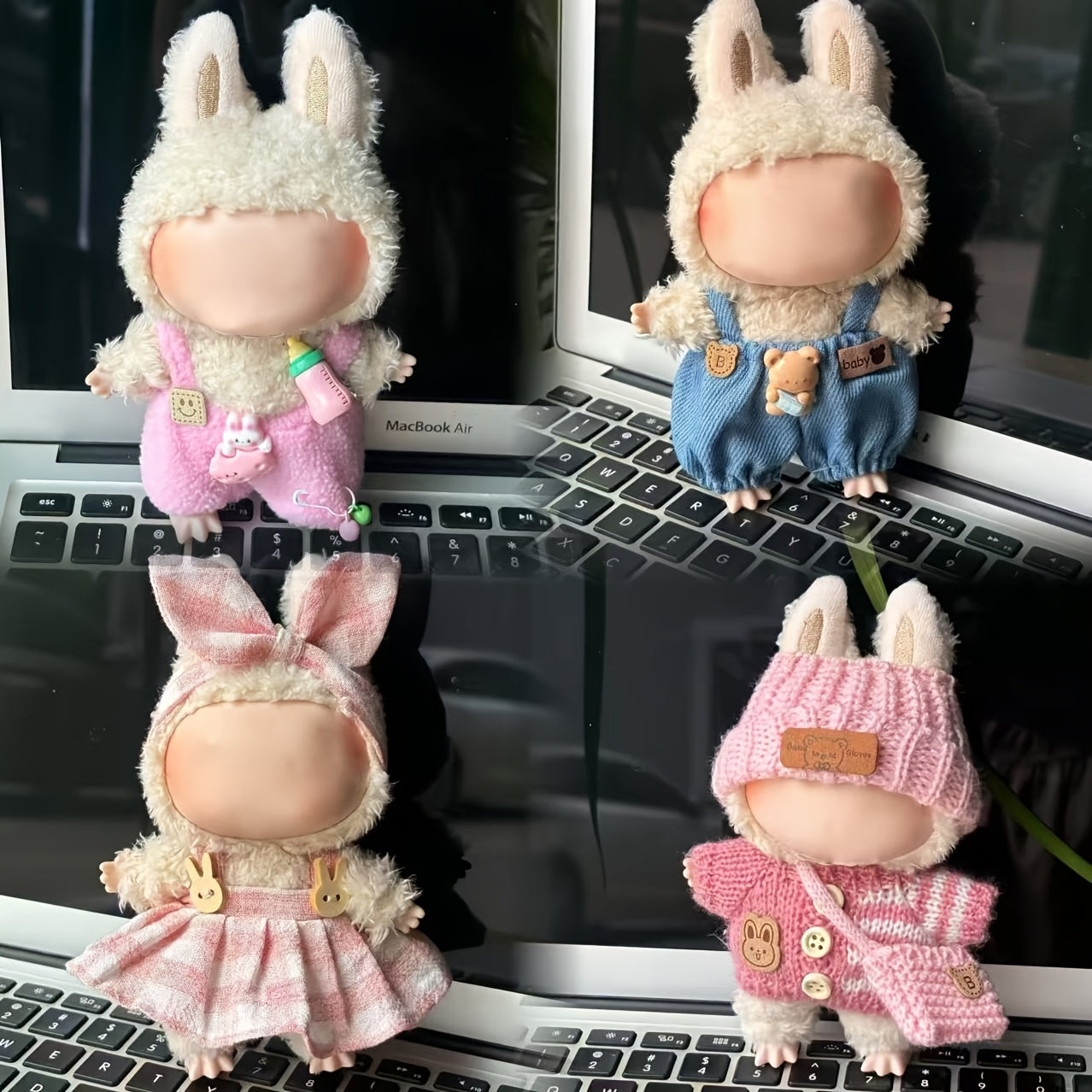 Matching Outfits for LABUBU Dolls, Holiday Gift, 6-9 inch Doll Clothes