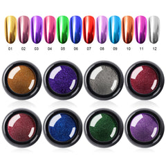 Aurora Nail Art Powder for Salon and DIY Nail