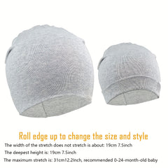 Soft Brimless Beanie Hat for Newborn Photography Props
