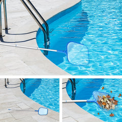 Pool Skimmer 152 Long 5 Section Connecting Pole With Hook Handle