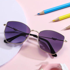 Girl's Polygonal Sunglasses Decoration Outdoor Beach Sunshade