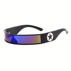 Futuristic Sunglasses Party Punk Style Eyewear