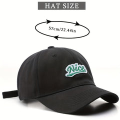 Embroidery Label Baseball Cap Metal Buckle Adjustable Sports Hats
