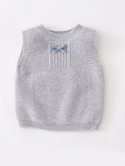 Baby Boys Knit Sweater Vest for Autumn and Spring