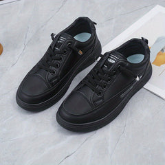 Women's Lace Up Flat Skate Shoes Low Top Sneakers