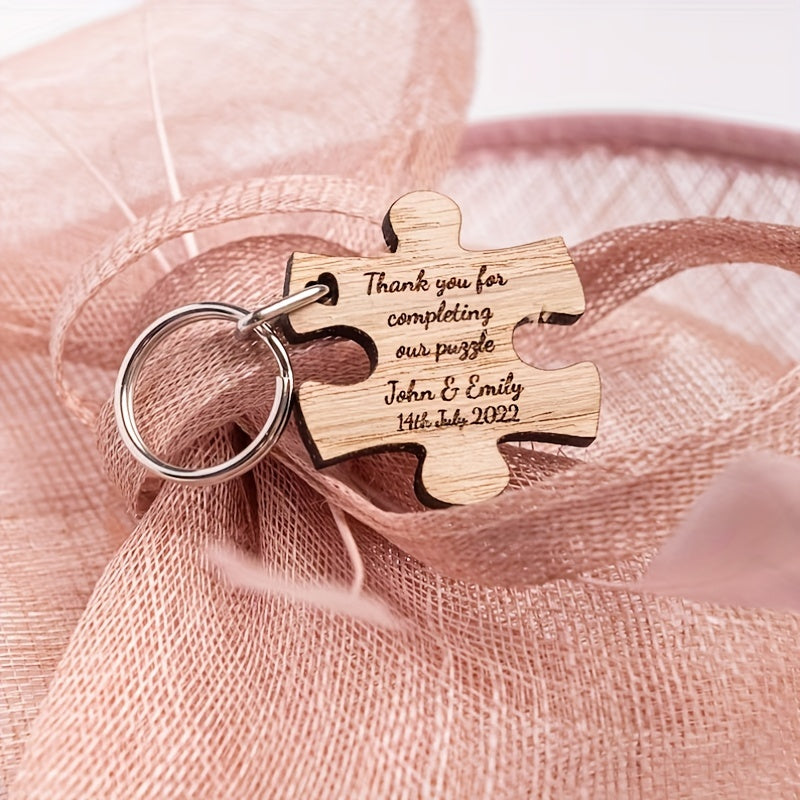 Custom Pet Memorial Wooden Keychain - Remembering Your Beloved Puppy