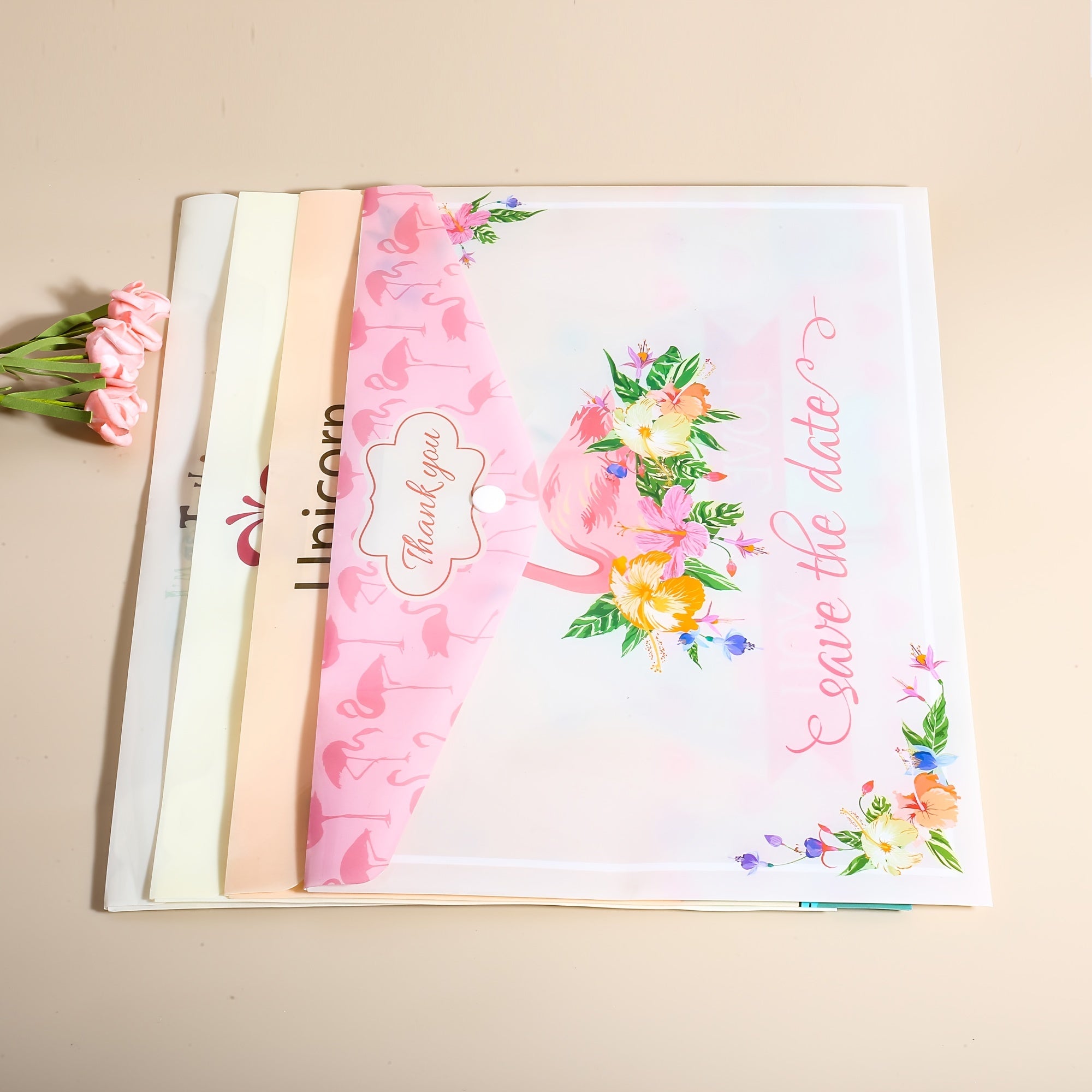 1pc PVC Documents Pouch Examination Paper Bag