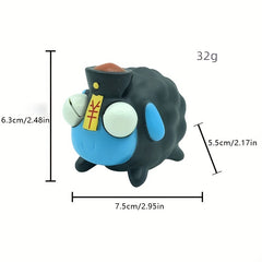 Kneading Music Sheep Toy Stare Eyeball Decompression Squinting Tricky Prop
