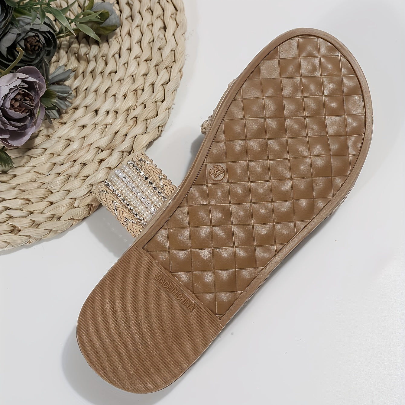 Leopard Print Beach Sandals Lightweight Open Toe Slippers