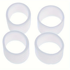 4pcs Silicone Tennis Racket Sealing Rubber Ring Sweat-absorbing Fixed Rubber