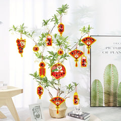 Chinese Year Hanging Decoration DIY Small Greeting Card