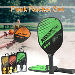 Wooden Pickleball Paddle Set with Balls for Beach Sports