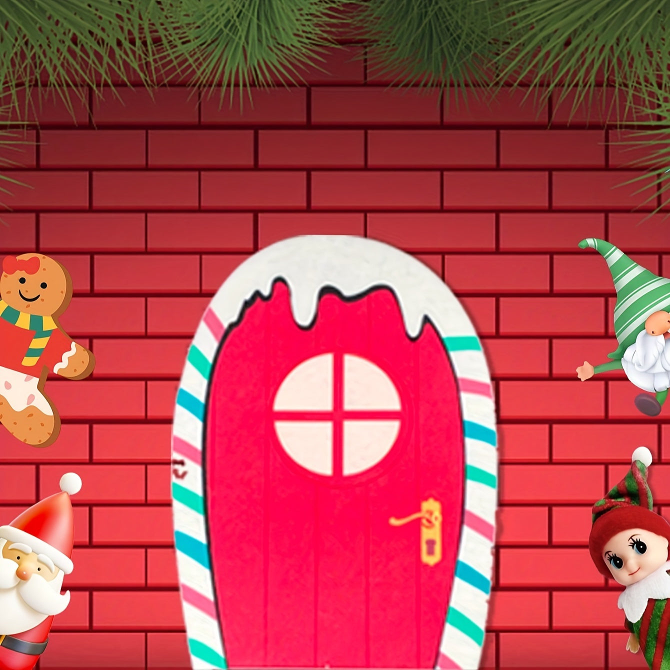 1pc Christmas Bookshelf Elf Doll Clothes Accessories