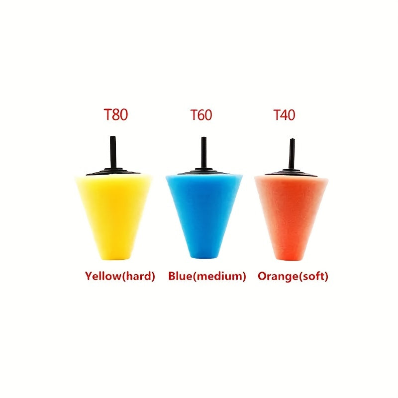 Car Wheel Hub Polishing Sponge Grinding Cone