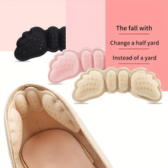 Wing Shape Women Insoles Anti-wear Heel Protector