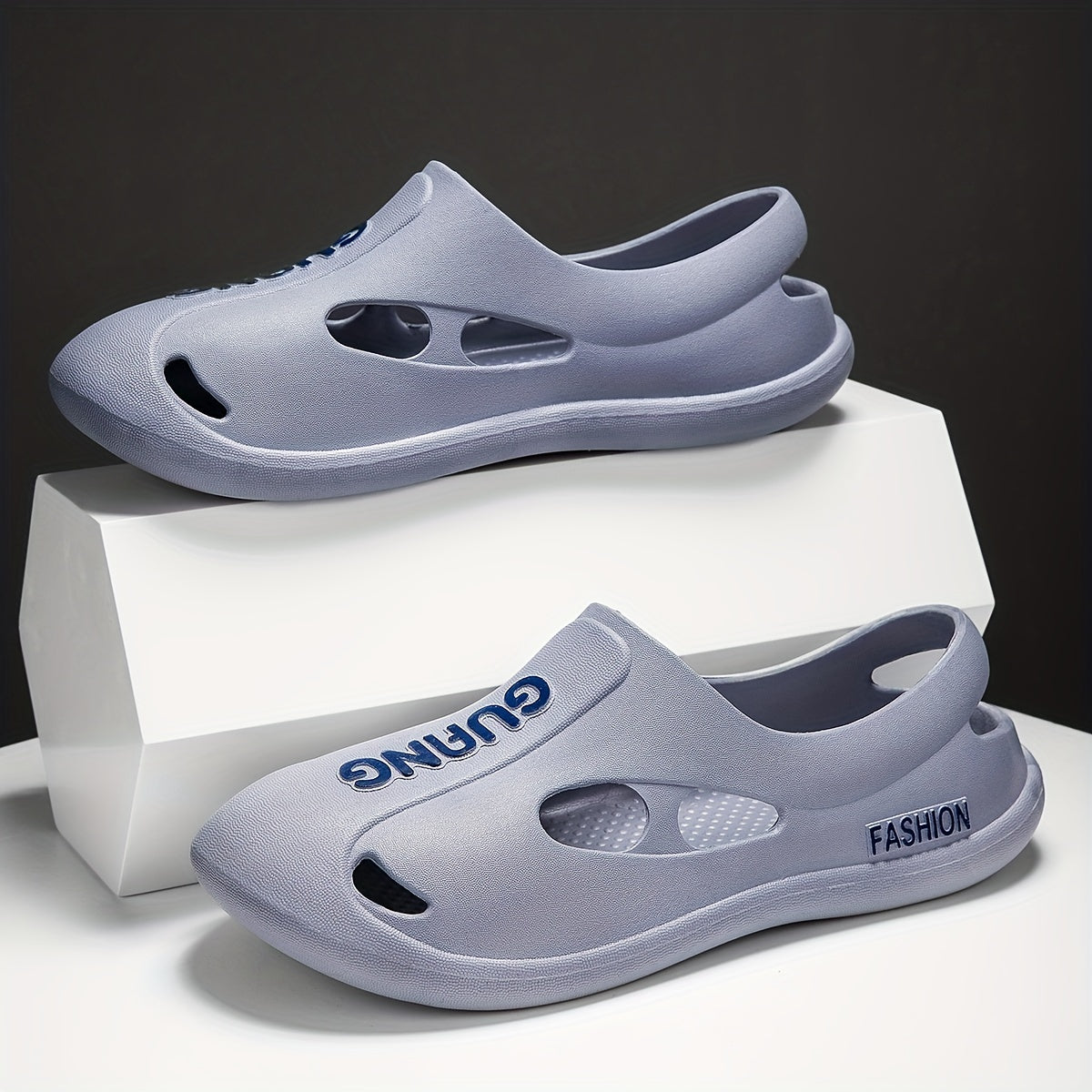 Men's PVC Sandals Casual Non Slip Shoes Water Shoes