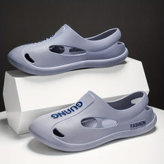 Men's PVC Sandals Casual Non Slip Shoes Water Shoes