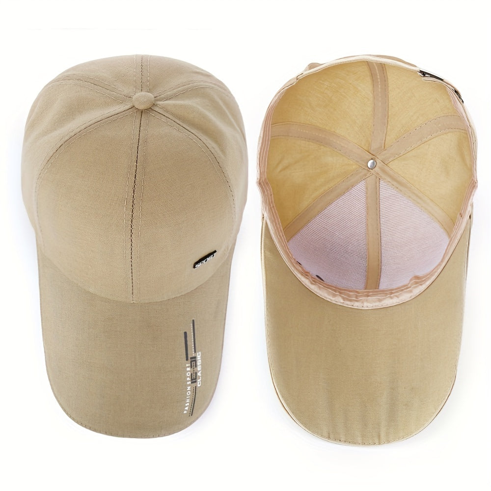 Men's Sports Sunshade Sunscreen Cap Iron Standard Baseball Cap