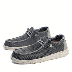 Men's Canvas Loafer Slip On Casual Shoes Lightweight Comfortable