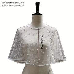 Romantic Yarn Shawl Cape Netting Bride Wedding Summer Autumn