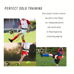 Football Training Set: Agility Ladder, Cones, Kicking Trainer, Rope