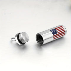 Stainless Steel Cremation Urn Necklace for Pet Ashes