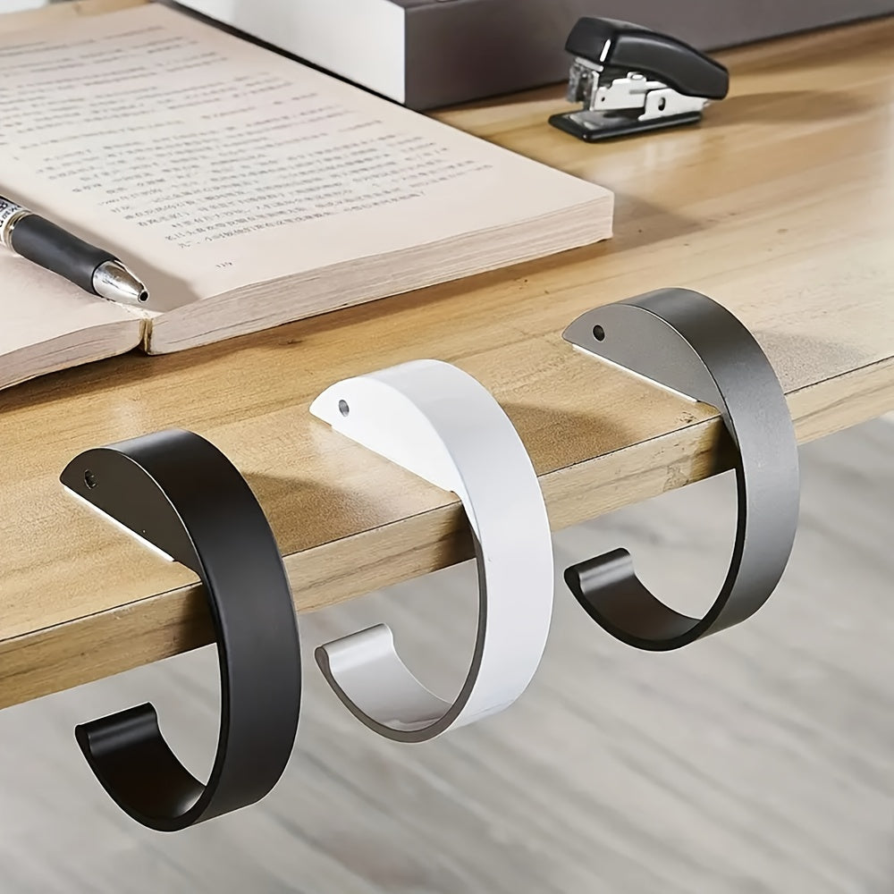 Portable Desk Side Backpack Hooks for Office