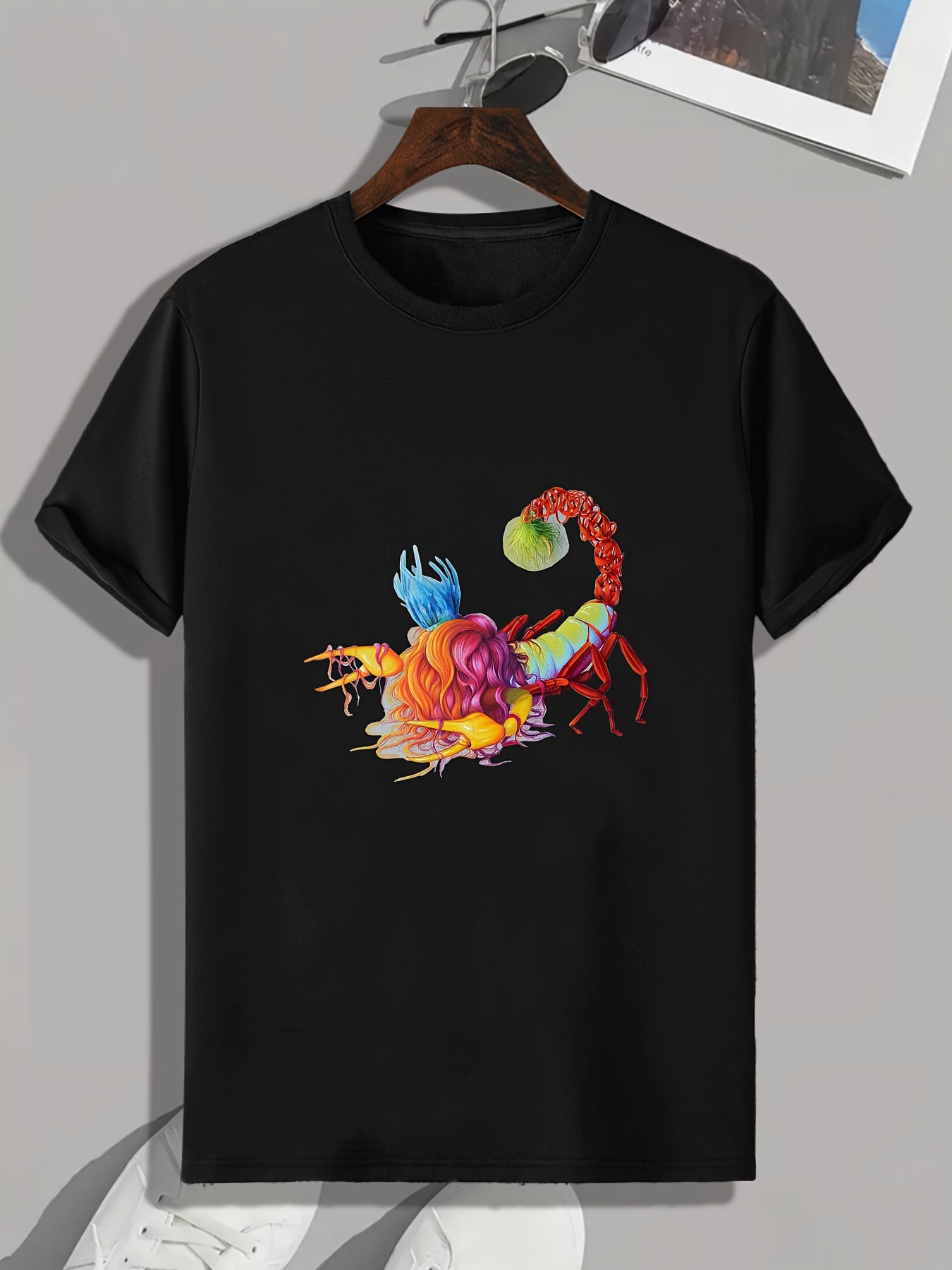 Lobster Print Men's Graphic Tee for Summer