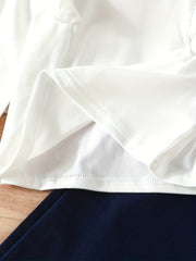 Girls Ruffle 2pcs Top & Wide Leg Pants Set with Belt - Spring Fall