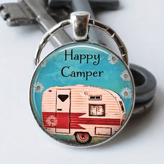 Retro Car Keychain Necklace for Boys and Girls