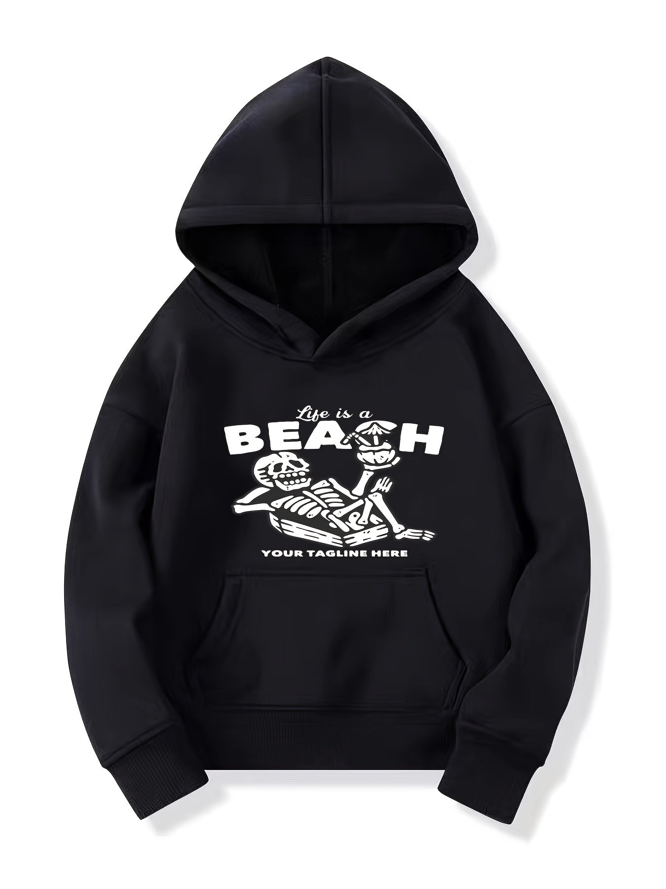 Leisure Skeleton Pattern Smart Hoodie For Girls