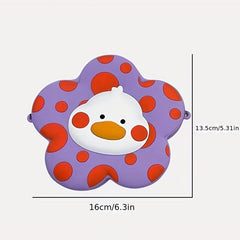 Duck Pattern Crossbody Bag & Coin Purse