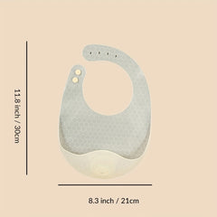 Adjustable Waterproof Silicone Bib for Clean & Dry Feeding