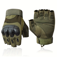 Men's Fingerless Tactical Gloves For Combat M L XL