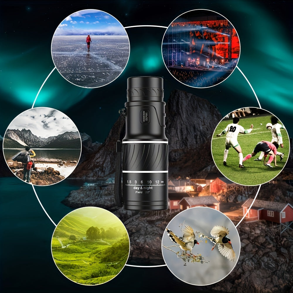HD Monocular Telescope for Smartphone Photos