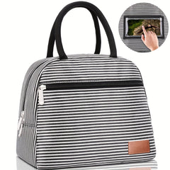 Leopard Print Insulated Lunch Bag Leakproof Reusable for Office School