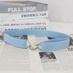 Adjustable Thin Belt for Girls Children School Uniform Pants