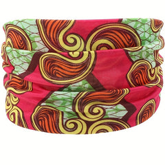 Colorful Tie Dye Stretch Headband for Yoga and Sweat Absorption