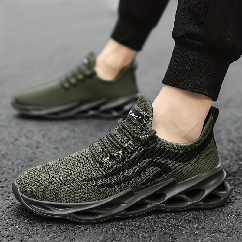 Breathable & Elastic Running Shoes Non-slip Sneakers