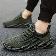 Breathable & Elastic Running Shoes Non-slip Sneakers
