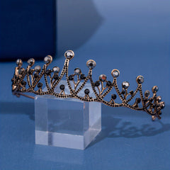 Rhinestone Crown Princess Headband for Wedding Prom Party Hair Accessories