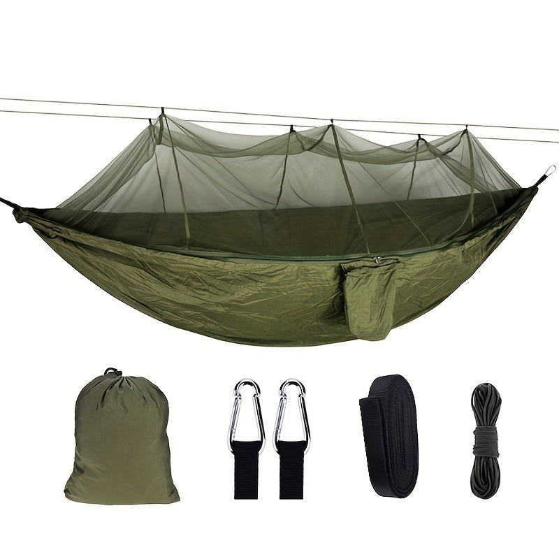 Portable Nylon Camping Hammock for Outdoor Hiking & Camping