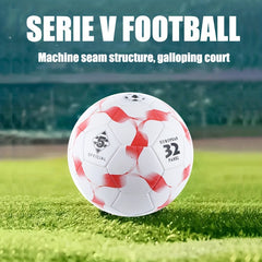 Professional Game Training Football No 5 Soft Leather Soccer Ball