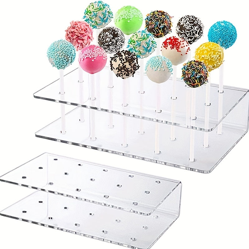 Clear Acrylic Lollipop Display Stand for Events and Parties